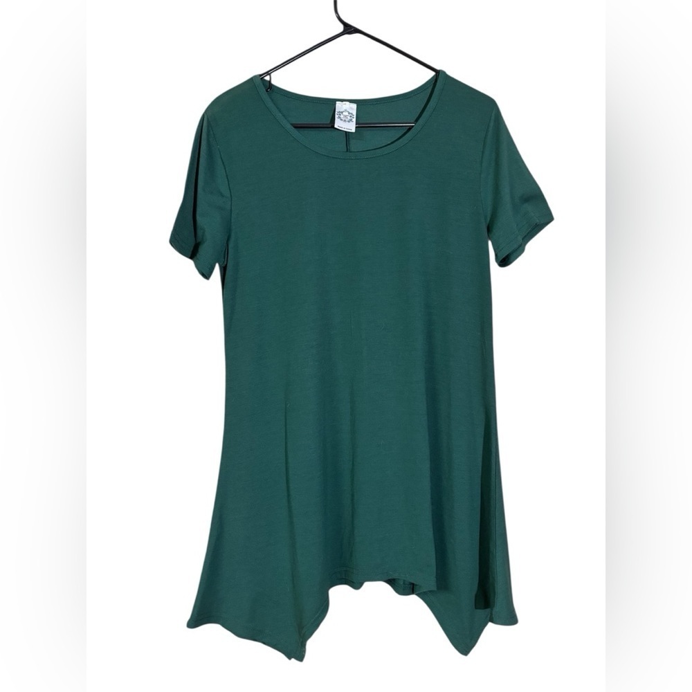 BUNDLE — 2 Treasure Lilly Midi Dresses — Forest Green and Periwinkle